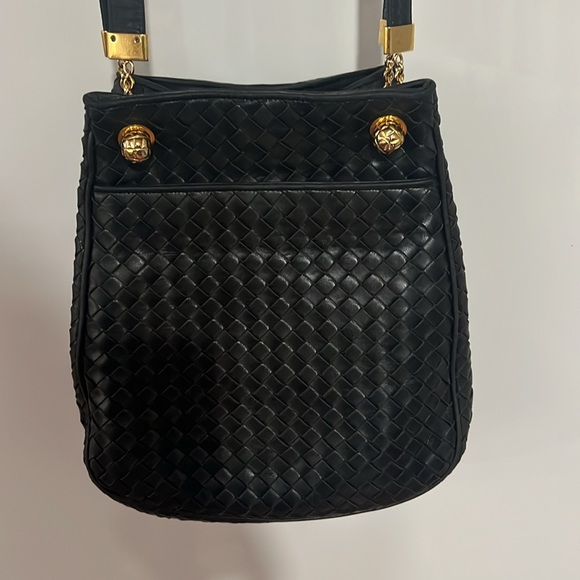 Vintage Bottega Veneta Intrecciato Shoulder Bag - Picture 3 of 13